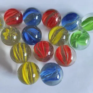 Childhood Nostalgic Toy Furniture Decoration With Transparent Eight-petal, Four-flower and Three-flower Glass Marbles thumbnail-2