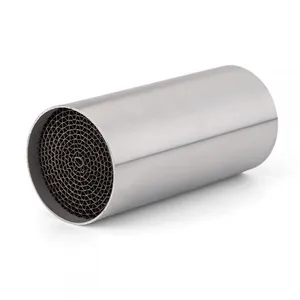 Factory Supply Gasoline Motorcycle Universal Catalytic Converter Three Way Catalyst With Metal Honeycomb Substrate thumbnail-5
