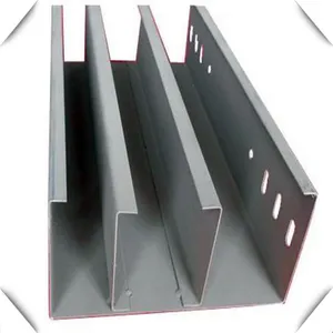 Reinforced Trough Cable Tray With Partitions (ribbed Trough Cable Tray) thumbnail-1