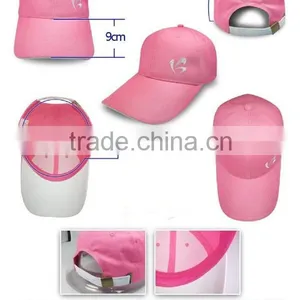 2015 Design High Quality Cheap Fancy 6 Panel Pink Cowboy Hat / Custom Baseball Cap thumbnail-3