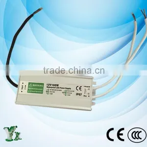AC to DC Outdoor Waterproof Led Power Supply 12V 100w IP67 thumbnail-1