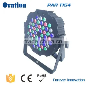 RGBW 4in1DMX Stage Lighting Cheap Led Par Super Slim 54*1W Rgbw Par Light for Sale thumbnail-1