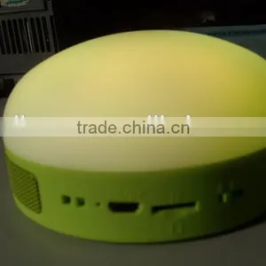 Festival Gift White Hemispherical Appearance DC5V Chargeable Bluetooth Speakes With ABS Shell thumbnail-2
