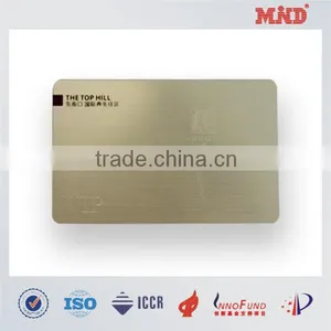 MDC1397 Manufacturer Cheap Metal Business Card Stainless Steel Metal Card thumbnail-1