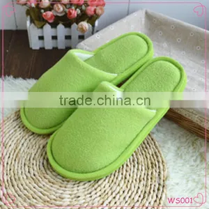 Wholesale New High Quality Woman Green Color Winter Slippers Warm Slippers thumbnail-1