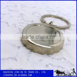 Promotional Custom Made Zinc Alloy Metal Bottle Opener Keychain thumbnail-3