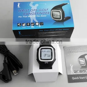 2016 Hot GPS Smart Watch Golf Navigation Watch With 30,000 World Courses, Black/Red thumbnail-5