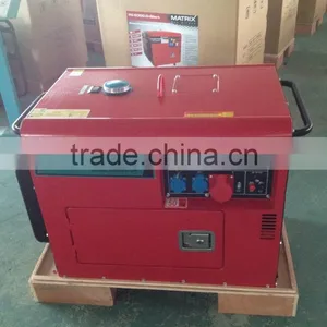 Super Silent Portable Diesel Generator With Trolley Hot Sale 4KW 5KW 6KW thumbnail-1