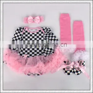 2016 New Style Wholesale Baby Romper 0-12 Month Child Tutu Dress Baby Romper Set thumbnail-5