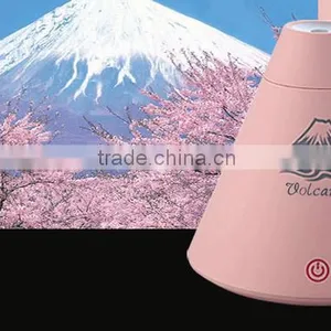 Hot Sale ! Super Volcano Shape Air Humidifier Desktop USB Oil Essential Aroma Diffuser With Multi Colors Night Light thumbnail-1