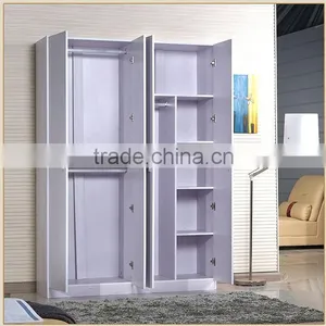 White Color Bedroom Wardrobe Cabinet thumbnail-2