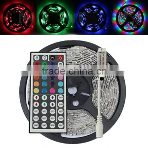 3528 5m 500cm RGB 300 LED SMD Waterproof Flexible Light Strip+Mini 44 Key IR thumbnail-1