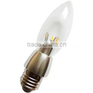 New Type Fashionable Smd5630 E27 Bulb Led Candle Light With Frosted/clear/milky Cover thumbnail-2