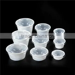 Food Grade Safe Disposable Plastic Portion Cups With Lid thumbnail-2