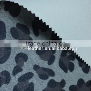 Animal Skin Nubuck PVC Synthetic Leather for Bags,Purse,Shoes With Good Quality and Competitive Price thumbnail-2