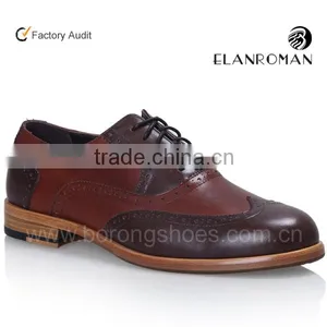 High Quality Leather Shoes Men Brogues Shoes Men Leather Dress Shoes thumbnail-1