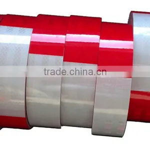 Red White Reflective Rolls Signing/truck Reflective Tape Supplier's Choice thumbnail-2