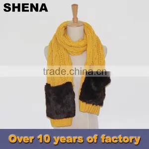 Shena New Fashion Pashmina Scarf for Women With Pocket thumbnail-1