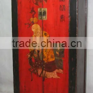 Chinese Antique Painted Big Cabinet thumbnail-1
