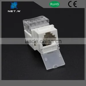 Modular Jack Rj11 8p4c, Tooless Rj11 Cat3 Utp Female Keystone Jack thumbnail-2