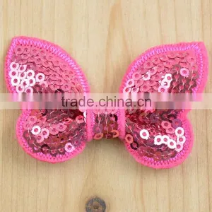 Cheap Petite 6cm Sequin Hair Bowknot,colorful Sequin Bow Headband Hair Accessory thumbnail-4