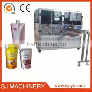 Automatic Stand up Bottle Shape Pouch /bags Filling Packaging Machine thumbnail-1