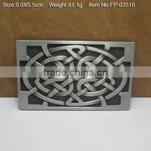 Pressing Zinc Alloy Fashion Famous Brand Logo Color Plate Belt Buckle thumbnail-5