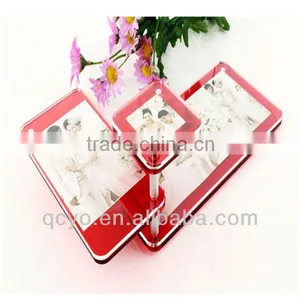 Promotional Gift Rotating Plastic Photo Cube Frame thumbnail-6