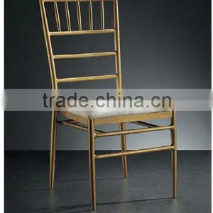 Simple Classical Hotel Dining Chair Metal Base Frame SH 17 thumbnail-1