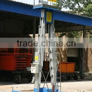 Double Mast Hydraulic Construction Folding Work Platform thumbnail-1