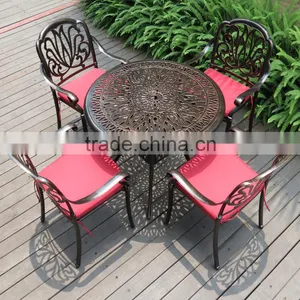 All Weather Bronze Black White Elizabeth European Style Heavy Duty Cast Aluminum Outdoor Garden Furniture Quality Choice thumbnail-1
