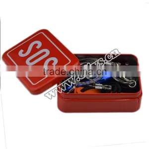 2016 New Products Portable Camping Equipment SOS Survival Tin Kit for Camping, Hiking,Climbing and Emergency Quality Choice thumbnail-1
