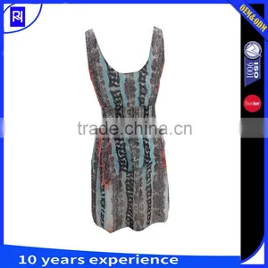 Oasis Snake Multi Orange Printed Dress thumbnail-2