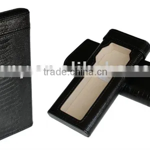 Custom Lizard Leather Travel Watch Case thumbnail-1