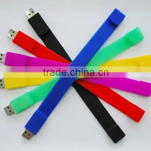 Wrist Band Silicon Usb Flash Drive for Promotional Gift thumbnail-2