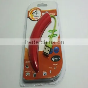 HOT Chili Usb Hub 4 Ports High Speed 2.0 Usb Hub thumbnail-1