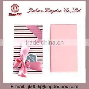 Jinhua Supplier Handmade Paper Chocolate Gift Box With Ribbon Lid thumbnail-1