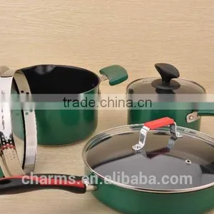 Capsuled Bottom Aluminum Coating Ceramic Pots for Cooking thumbnail-3