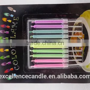 Stick Birthday Candles in Blister Card Colored Flame thumbnail-3