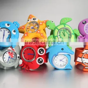 2016 Top Hot Cartoon Rabbit Silicone Snap Band Digital Watches for Children thumbnail-4