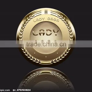 Custom Gold / Nickel / Bronze Custom Engraved Metal Medallions thumbnail-1