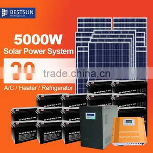 China Supplier 5000w Solar Electric Systems for Homes With Phone Charge thumbnail-1