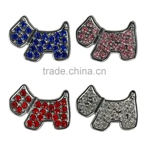 Rhinestone Bling 10mm Alloy Charm Slide Charms thumbnail-3