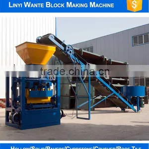 2015 Trade Assurance Export to Congo !! QT4-24 Africa Small Paver Block Machine Low Price thumbnail-2