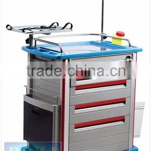 BK815 Hospital Nursing Trolley Medication for Emergency Trolley thumbnail-1