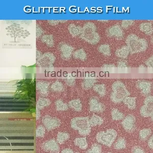 W002 Glitter Diamond Glass Film Self Adhesive Office Window Decoration thumbnail-5