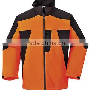 Orange Softshell Jackets Waterproof Breathable thumbnail-1