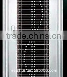 Stainless Steel Entry Doors Insert Glass MS-1321 thumbnail-1