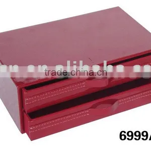 Hight Quality Leather Storage Box With Layers thumbnail-1