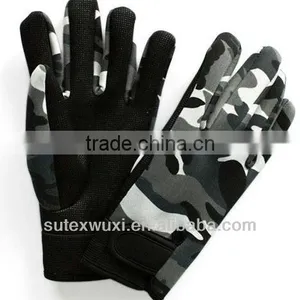 4mm 5-finger Neoprene/fleece Camouflage Hunting Gloves thumbnail-1